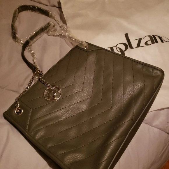 BOLANZO BNWT PURSE WITH GRAY - Picture 2 of 4
